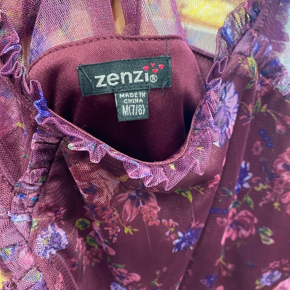 Zenzi Beautiful Party Dress Size Med - Picture 4 of 5